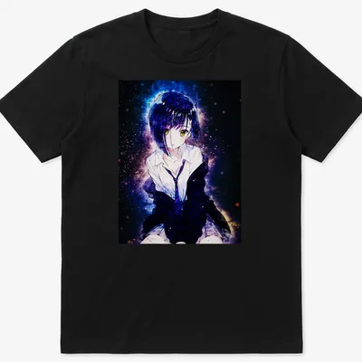 Anime illustration of Ichigo from Darling in the Franxx with a cosmic background