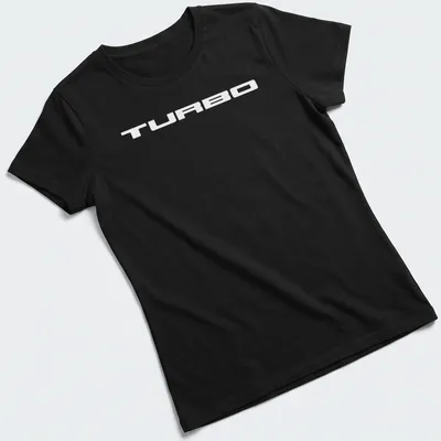 Retro design featuring a vintage rally racing car with bold '5 GT Turbo' text — printed on a women's shirt